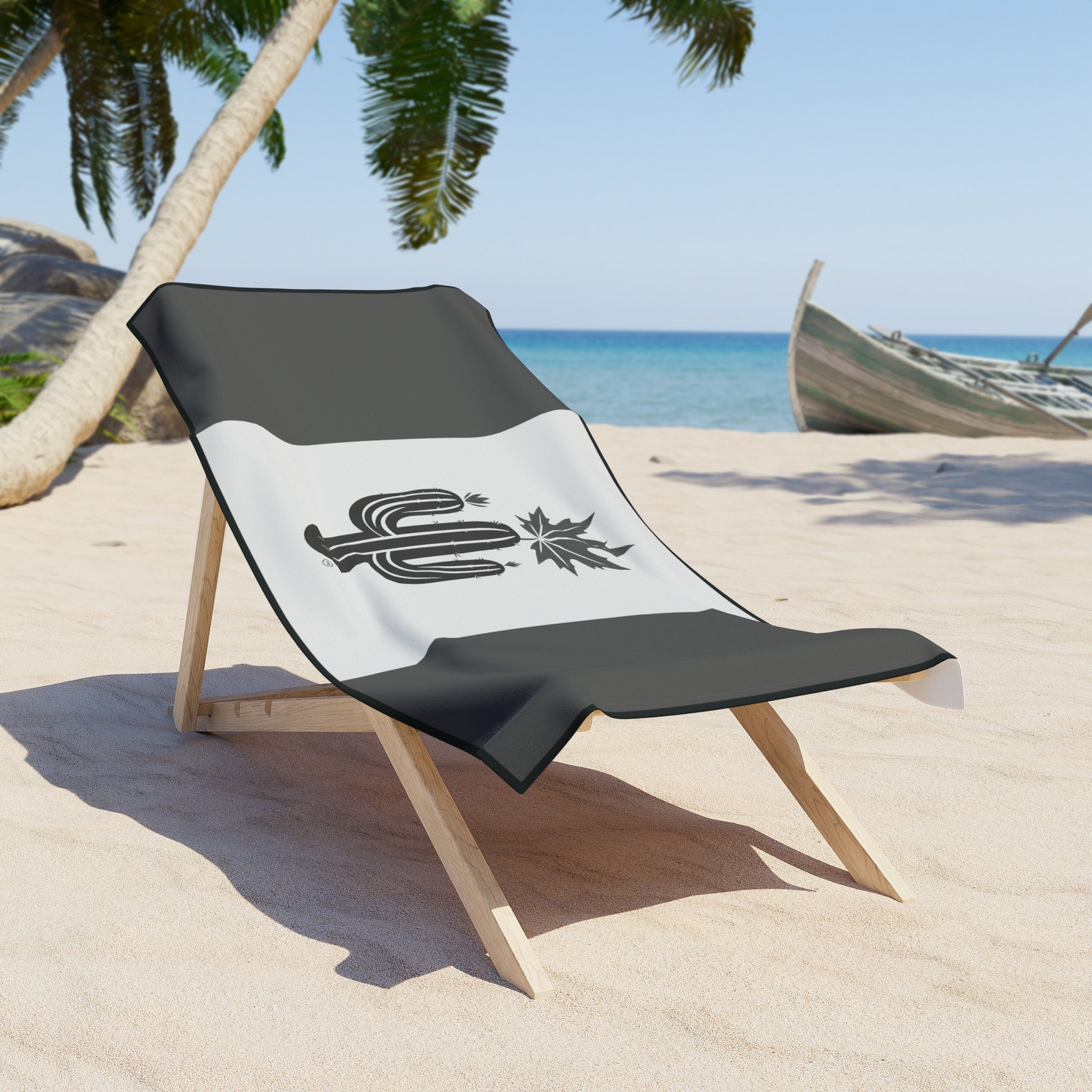 MexiCanVlogss Boho Cactus Beach Towel