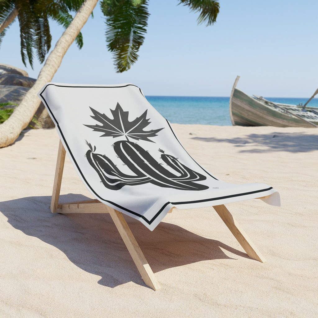 MexiCanVlogss Single Cactus Beach Towel