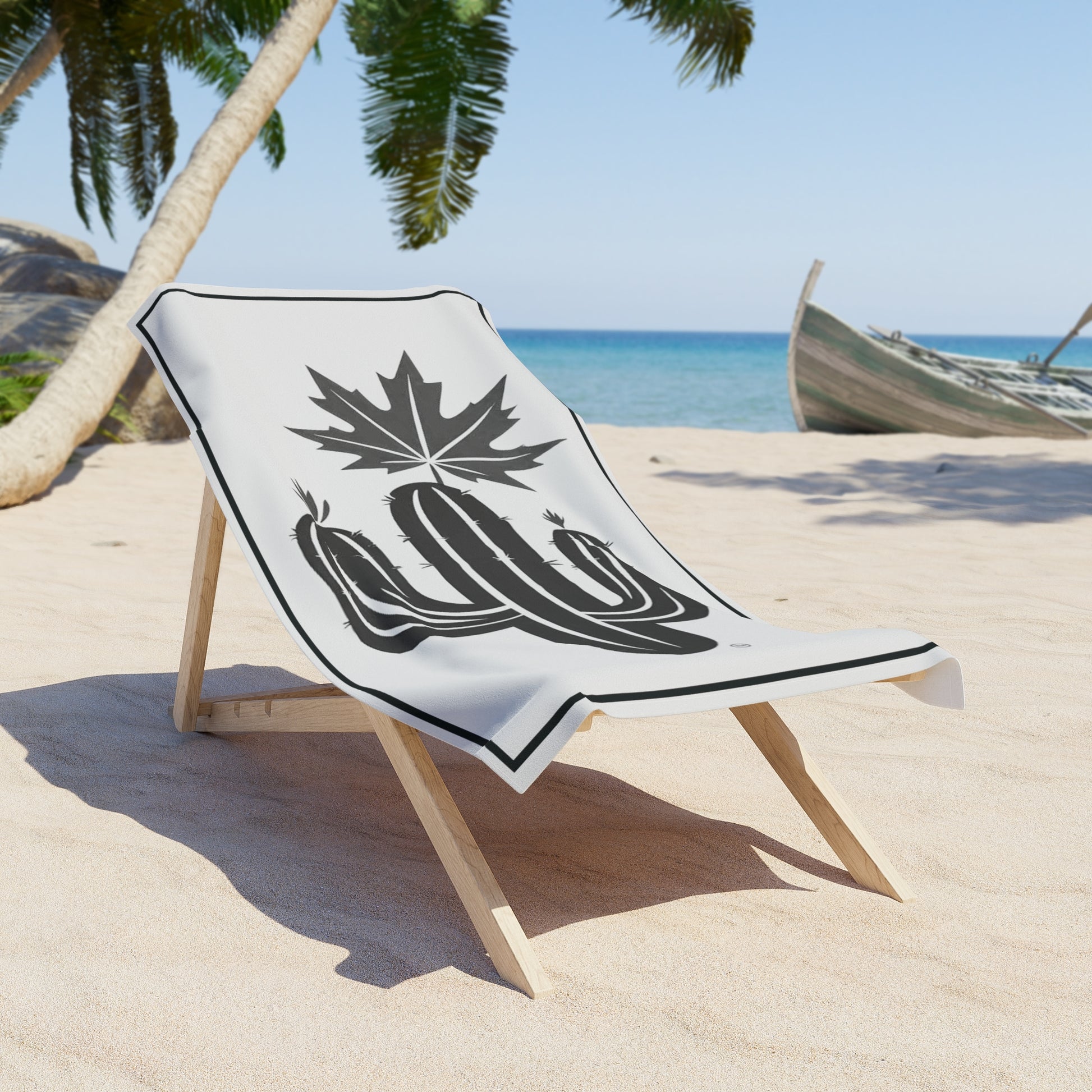 MexiCanVlogss Single Cactus Beach Towel