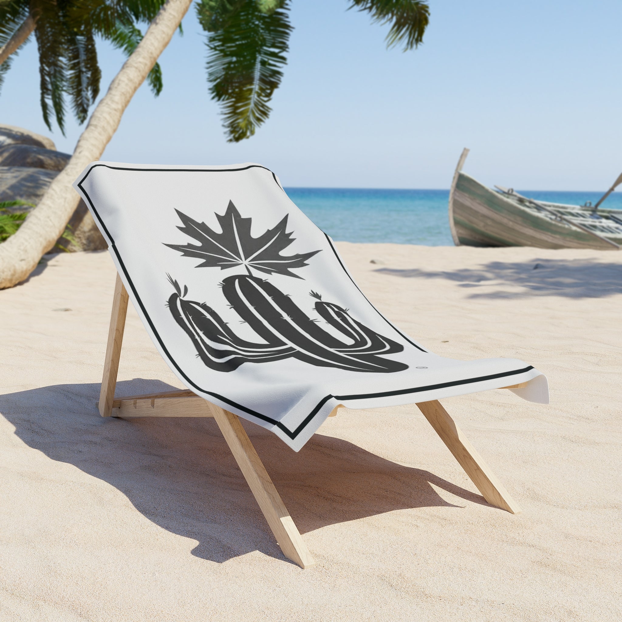 MexiCanVlogss Single Cactus Beach Towel