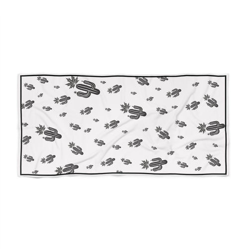 MexiCanVlogss Cactus Print Beach Towel